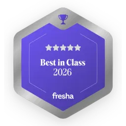 Fresha Best in Class 2026 Award - Blue Diamond Thai Spa & Massage